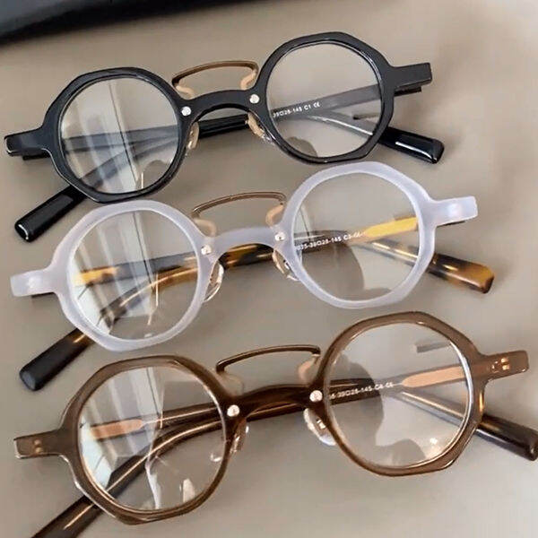 Hawaii Classic Acetate Frame For Men Women / Double Deam Frame