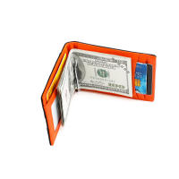 Wallet with Money Clips Saint-Thomas Bill Fold for Both Men and Women 6 Card Slots B class