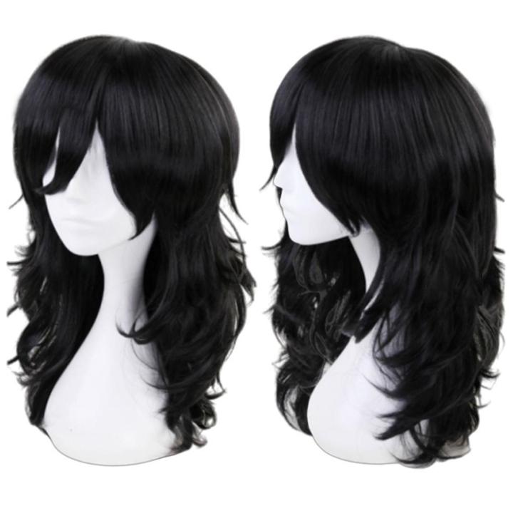 Cosplay Wig For My Hero Academia For Aizawa Shota Wig Layered Large ...