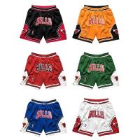 Mitchell Ness Just Don Co-branded Chicago bulls Retro Basketball Shorts Mens Shorts