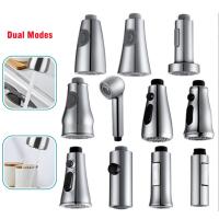 2 Mode Kitchen Pull Out Faucet Sprayer Plating Nozzle Water Saving Bathroom Basin Sink Shower Spray Head Water Tap Faucet Filter