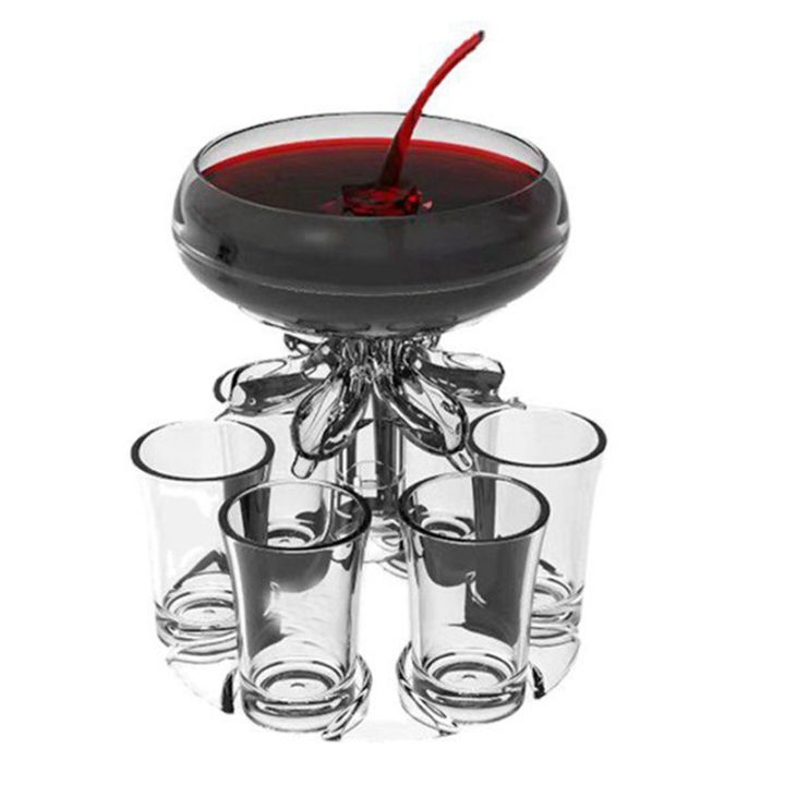 party-drink-dispenser-with-6-shot-glasses-set-acrylic-touchless-liquor-dispenser-for-beverage-cider-cocktail