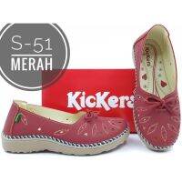 Kickers รองเท้าสลิปออน แบรนด์เนม สําหรับผู้หญิง รหัส S-51