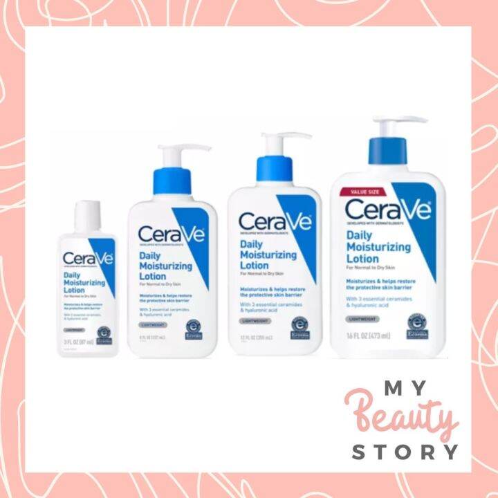 Cerave Daily Moisturizing Lotion 87ml 237ml 355ml 473ml 562ml 1000ml 1l Lazada Ph 6065