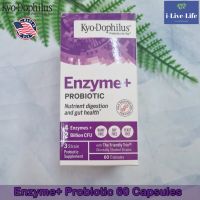 เอนไซม์ + โปรไบโอติก ย่อยอาหาร Kyo Dophilus Enzymes + Probiotics Nutrient Digestion and Gut Health 60 Capsules - Kyolic