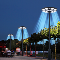 【รับประกัน10ป】ไฟโซล่าเซลล์ ไฟUFO ไฟโซล่าเซลถนน Solar street Light UFO15000WไฟถนนLED โซล่าเซลล์ ไฟแสงอาทิตย์ แสงสีขาว โคมไฟถนน กันน้ำและป้อ