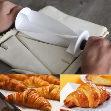 1pc Manual Pastry Cutter, Pizza Cutter, Fluted Wheel, Baking Tool, Handheld  Croissant Roller, Dough Cutting Wheel For Kitchen