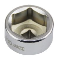 [HOT HOT SHXIUIUOIKLO 113] 1Pcs 3/8 Quot; Dr. 32Mm Oil Filter Wrench Removal Socket Tool For GM Opel Vauxhall