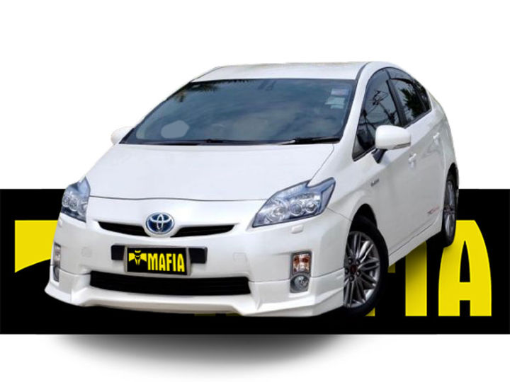 ลิ้นหน้า-สเกิร์ตหน้า-ลิ้นหลัง-สเกิร์ตหลัง-prius-2011-2ชิ้น-ทรงsportiv-พลาสติกงานabs-งานดิบยังไม่ทำสี