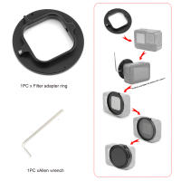 52mm Filter Adapter Ring Aluminum Alloy UV Lens Diving Accessories Durable With Wrench Practical For Gopro Hero 10 9