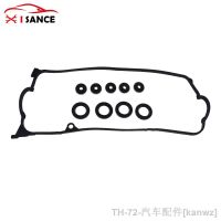 ✗♤☋ Valve Cover Gasket Set w/ Spark Plug Tube Seals for 2001-2005 Honda Civic 1.7L EVS50606R VS50606R 12341-PLC-000 90442-PLC-000