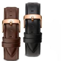 ▪❀☸ Durable Genuine Leather Ancient Style Watch Band for DW Daniel Belt Wellington Waterproof Bamboo Knot Pattern Watch Strap