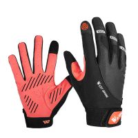 WEST BIKING Riding Gloves Contact Screen Motorcycle Gloves Mesh Breathable Spring and Autumn Finger Gloves Anti-Slip