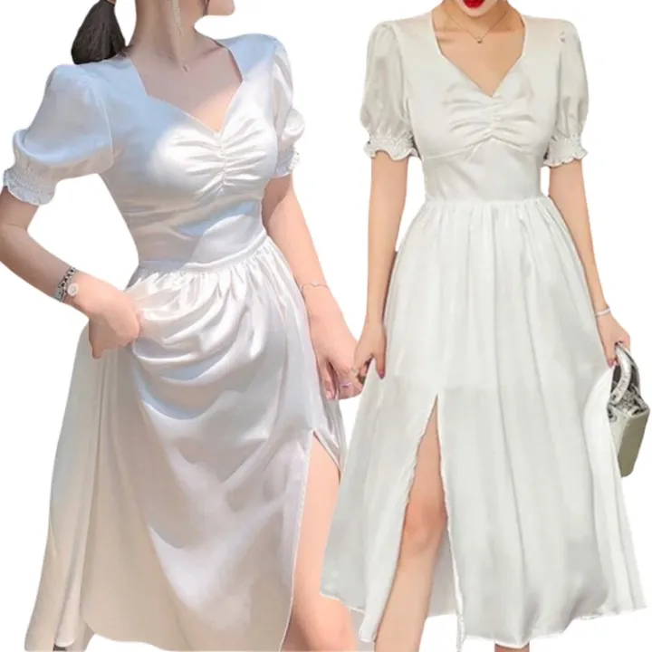 shein white dress