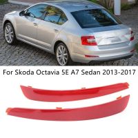 Left Right Rear Bumper Reflector Light 5E5945105 5E5945106 For Skoda Octavia 5E A7 Sedan 2013 2014 2015 2016 2017 Car-Styling