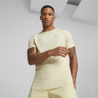 PUMA BASICS - เสื้อยืดชาย EVOSTRIPE สีเบจ - APP - 67331188