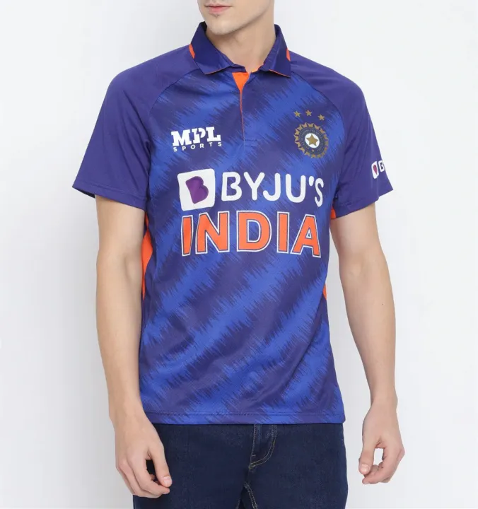 2022 2023 Kriket India Baju Jersey Custom Nama dan Nombor | Lazada