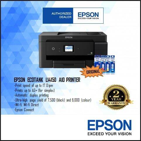 Epson EcoTank L14150 A3 + Wi-Fi Duplex Wide-Format All in One AIO Ink ...