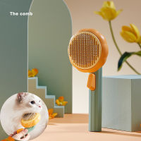 Cat Comb Dog Hair Removal Selfcleaning Flea Comb for Cats Dog Grooming combs Clean Brush Cat Hair remover Brush Supplies