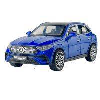 รถของเล่นสำหรับเด็กรถ1:32 Benz GLC400 SUV GLC รถของเล่นหล่อโลหะเสียงและน้ำหนักเบา