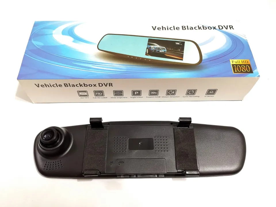 Vehicle BlackBox DvR Full HD 1080P 4.3 inches Dual Wide-angle Lens Night Vision Motion Detection
