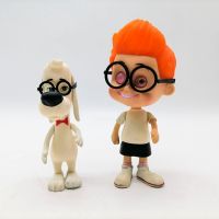 การ์ตูน Mr Peabody ตุ๊กตาเชอร์แมนตุ๊กตาขยับแขนขาได้เด็กผู้ชายโมเดลน่ารักของขวัญของเล่นเด็ก