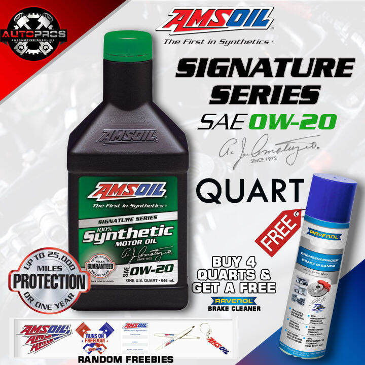 AMSOIL Signature Series 0W-20 Fully Synthetic Gasoline Engine Oil 1 ...