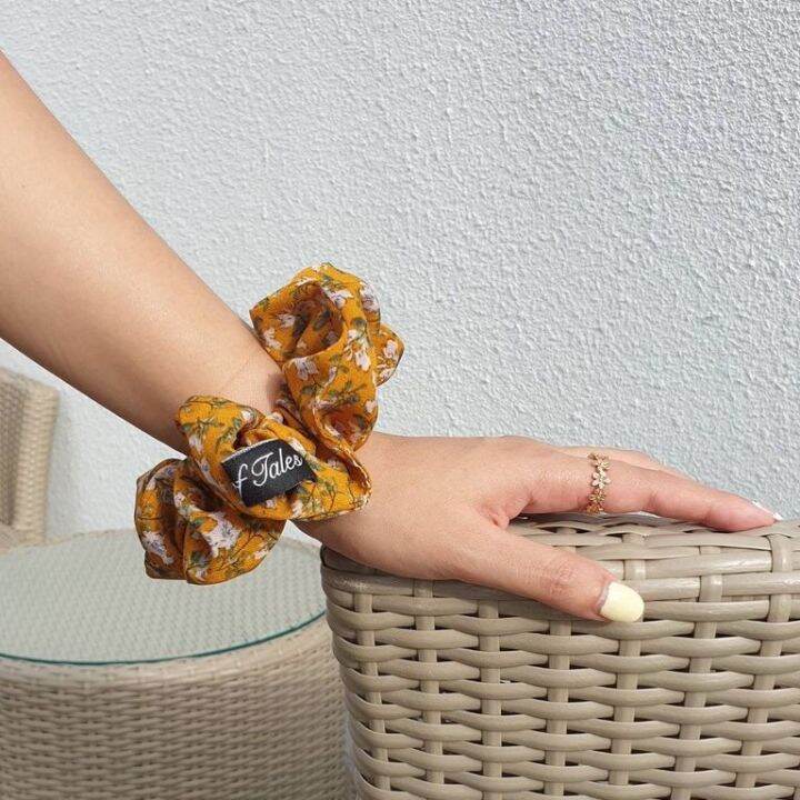 teller-of-tales-scrunchies-amber-summertime-collection