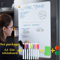 A2 Size Whiteboard Dry Erase White Boards Monthly Weekly Planner Calendar Table Drawing Message Board Magnet Fridge Sticker