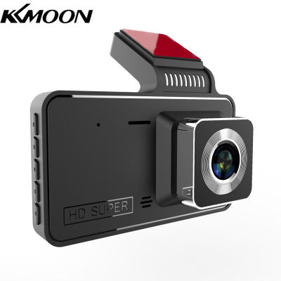 KKmoon 1080P DVR Dash กล้อง4นิ้วรถ Dashcam เครื่องบันทึกการขับขี่170 ° มุมกว้างพร้อมหน้าจอสัมผัสสนับสนุน Night-Vision Loop บันทึกการตรวจจับการเคลื่อนไหวย้อนกลับภาพ
