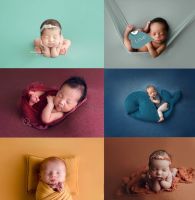 、‘】【= Newborn Photography Props Blanket Baby Wrapping Blanket Background Baby Growth Memorial Studio Photography Props Accessories