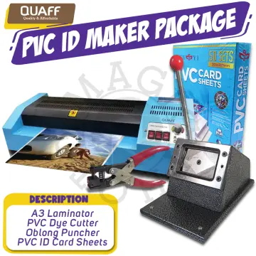 id card maker laminating machine for