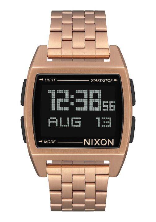 Nixon Base 38 mm Digital Watch (Rose Gold) Stainless Steel Watch for