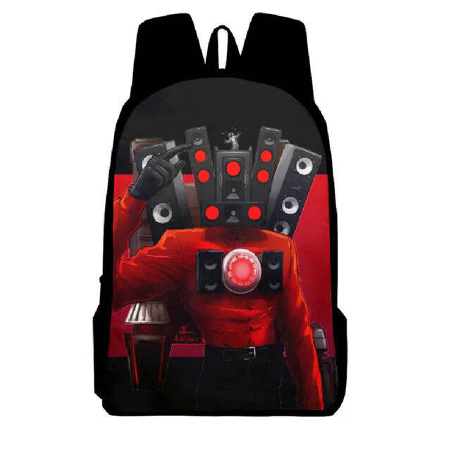 Skibidi toilet backpack skibidi toilet bag lunch speaker Man TV man ...