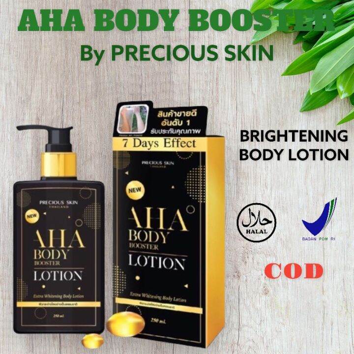 AHA BODY BOOSTER EXTRA WHITENING BODY LOTION PRECIOUS SKIN ORI THAILAND ...