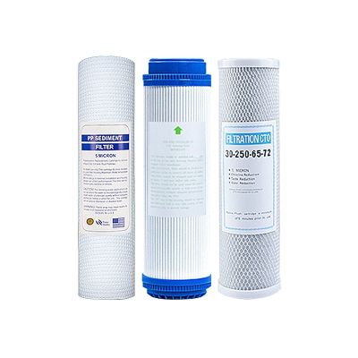 【LZ】 Universal Filter Element for Water Purifier PP Cotton Granular Carbon Compressed Carbon Core10Inch Three-level Pre-filters