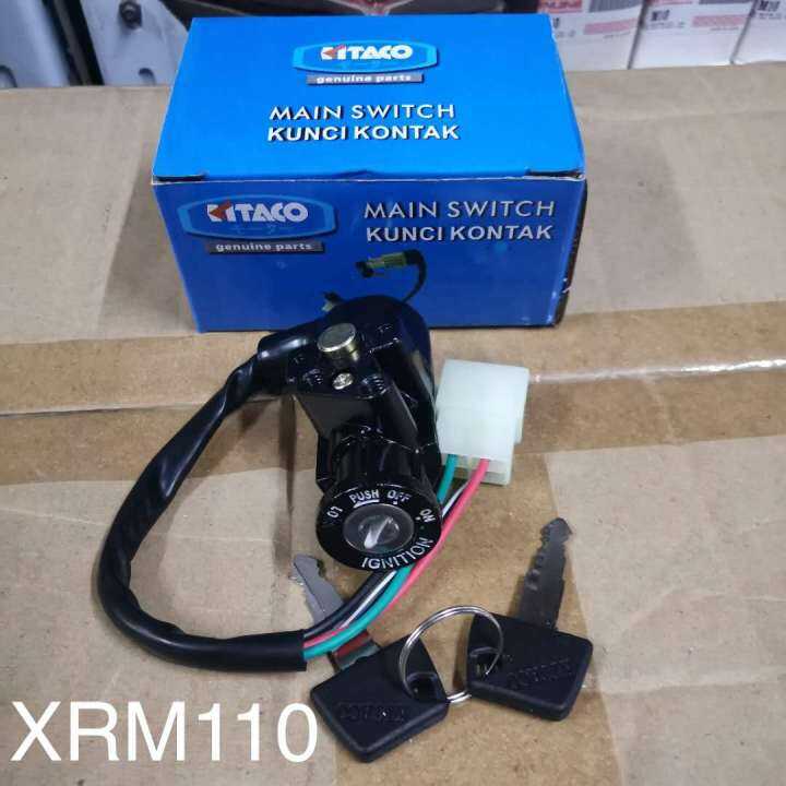 XRM 110 IGNITION SWITCH MAIN SWITCH MOTORCYCLE XRM110 [MOON RISING