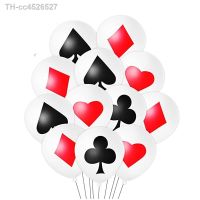 ▫❖ 50Pcs Casino Balloons Poker Decoration 12 Inches Playing Card for Birthday Decorations