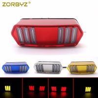 ZORBYZ Motorcycle LED Tail Light Red/Blue/Gold/Chrome Brake Turn Signals Lamp For Honda Grom MSX 125 CBR650F CTX700 CTX700N