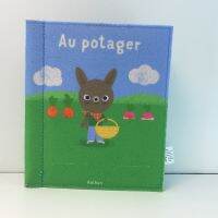 ?High quality new style export end order 15x18cm 4 pages baby flocking farm cloth book two special prices clear (two plug-ins are missing)