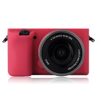 เคสกล้อง Soft Silicone Camera case For Sony A6000/A6300 -ROSE (0883)