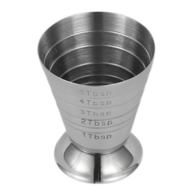 75ML 2.5OZ 5Tbsp Measuring Cup With Scale Stainless Steel Bar Cocktail Drink Mixer Measuring Cup Kitchen Bar Measuring Tools