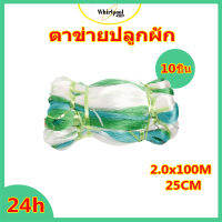 ราคาขายส่ง!!! Whirpool ตาข่ายถั่วไนลอน โครงตาข่ายผัก  ตาข่ายแตงโม  ตาข่ายปลูกผัก  ตาข่ายปลูกไม้เลื้อย 2x100m ตาข่ายแตงกวา 10ชิ้น