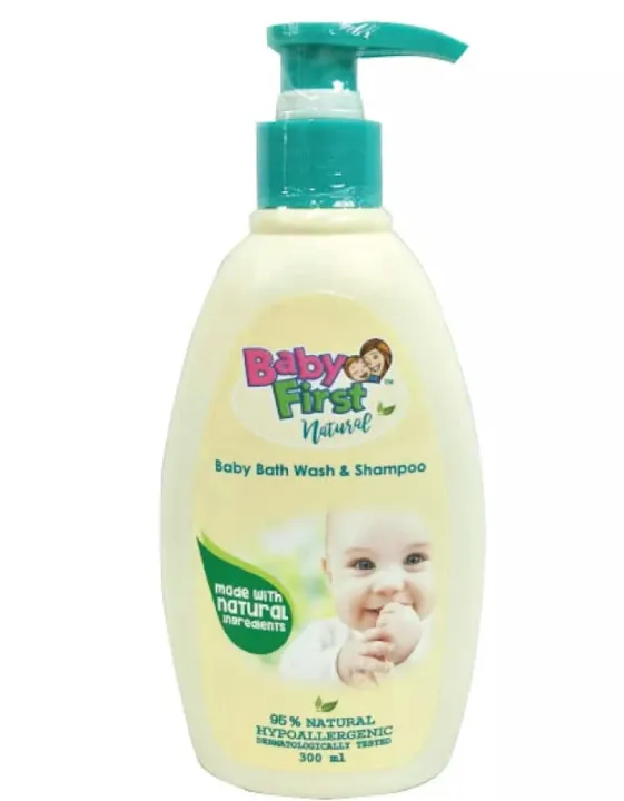 Baby First Natural Baby Bath Wash and Shampoo 300ml Lazada PH