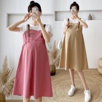 【DT】hot！ 7025  Patchwork Piece Maternity Korean Fashion A for Ins Pregnancy