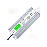 กันน้ำ IP67 LED Driver Ac DC 12V/24V 10W 20W 30W 50W 80W 100W 150W 200W แหล่งจ่ายไฟสำหรับ Strip Light ใต้ดินกลางแจ้ง Gar