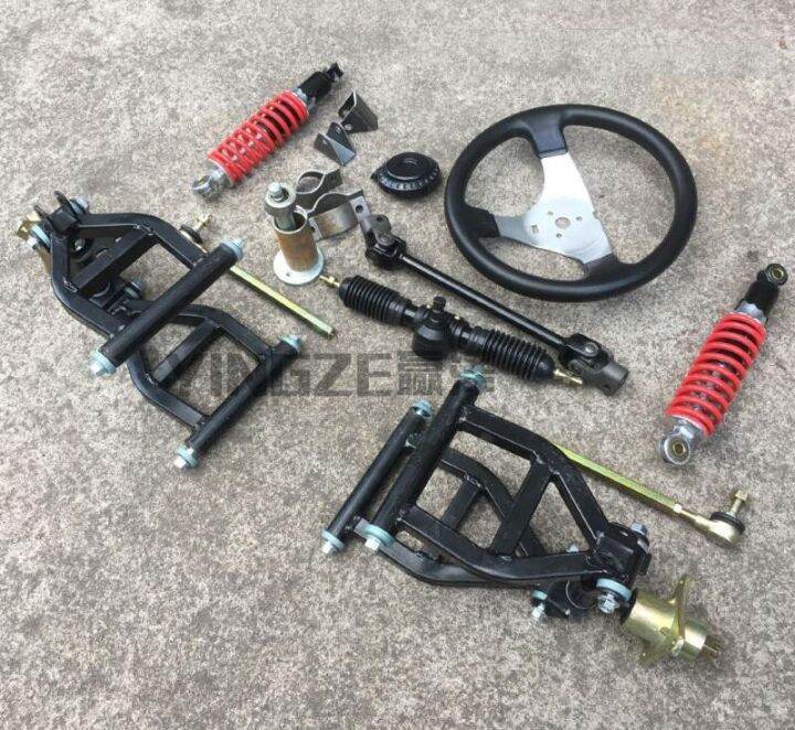 Go Kart Karting Buggy UTV Flanges Steering Wheel Rack Box Knuckles