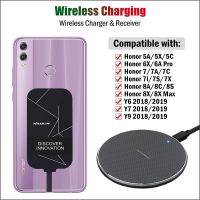 Qi Wireless Charging For Huawei Honor 5A 5X 6A 6X 7 7A 7C 7X 7I 7S 8A 8C 8S 8X Pro Max Y7 Y9 Wireless Charger+Micro USB Receiver