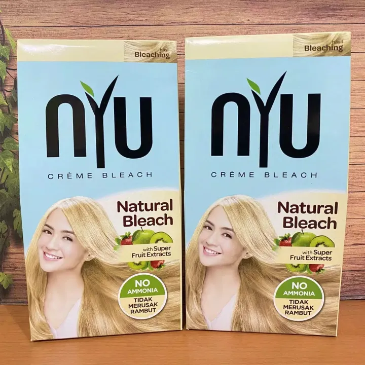 Cat Rambut Nyu Creme Hair Colour Bleaching Kecantikan Perawatan Diri Perawatan Rambut Cat Rambut Lazada Indonesia