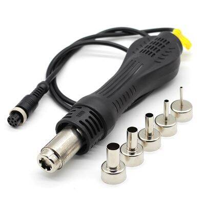 8-holes Hot Air Desoldering Heat Gun Handle FOR Yarboly 858 8858 878 8586 858D BGA Rework Solder Station SMT SMD Repair Nozzle